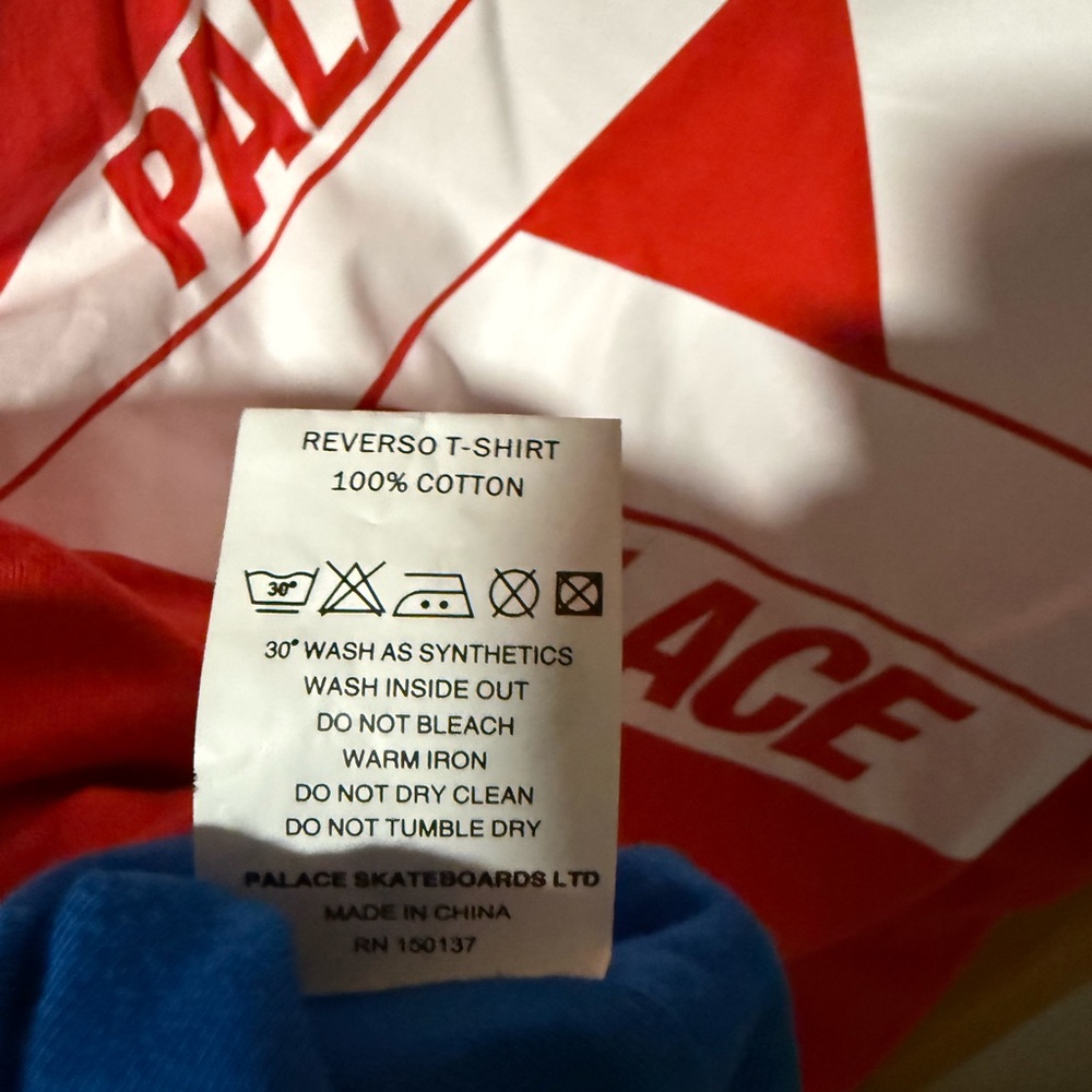 Palace OG Reverso Red/Blue T-Shirt - Picture 3 of 5
